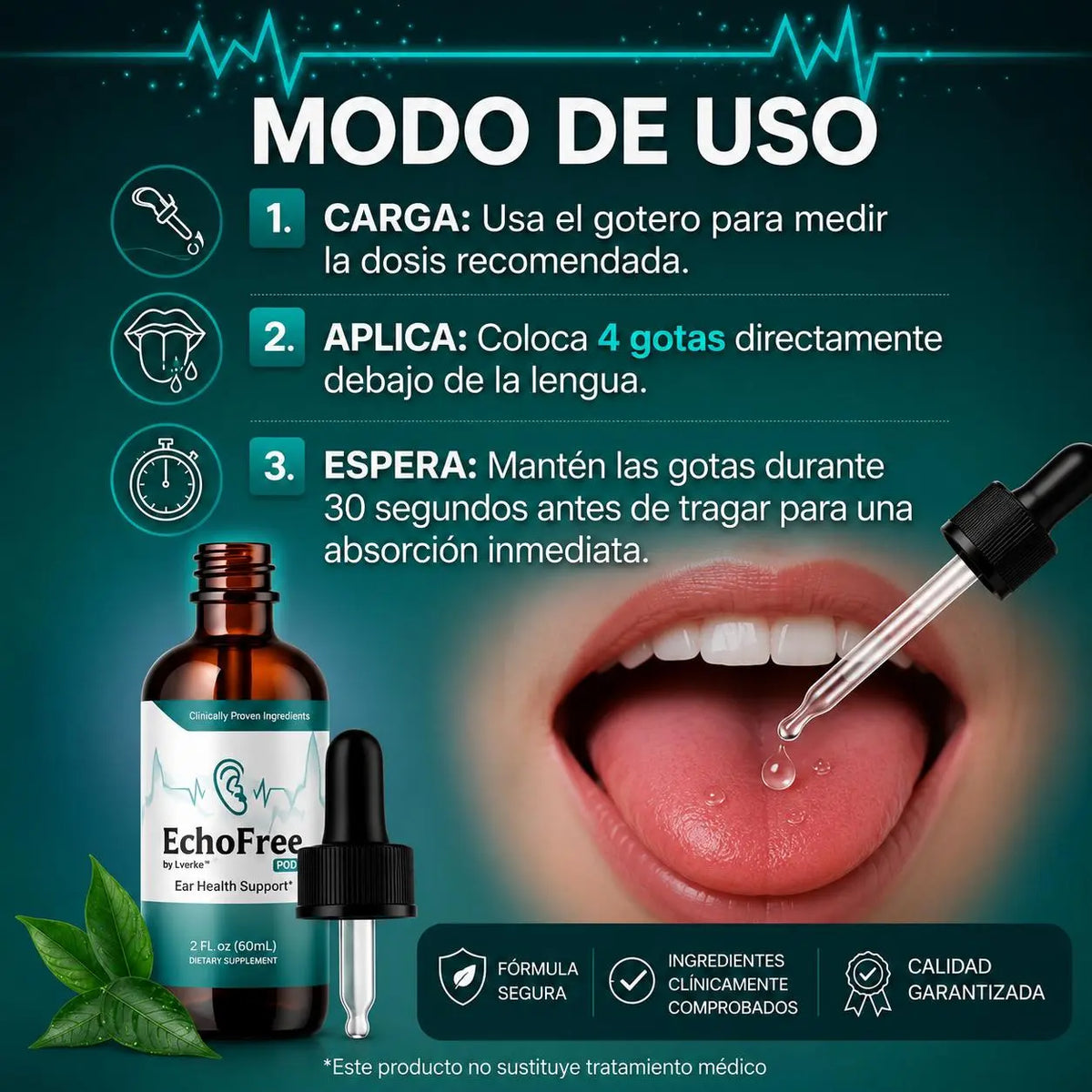 Echo Free - Alivio para el Zumbido Doloroso: Limpieza Auditiva y Bienestar para tus Oídos