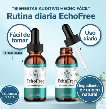 Echo Free - Alivio para el Zumbido Doloroso: Limpieza Auditiva y Bienestar para tus Oídos