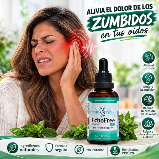 Echo Free - Alivio para el Zumbido Doloroso: Limpieza Auditiva y Bienestar para tus Oídos