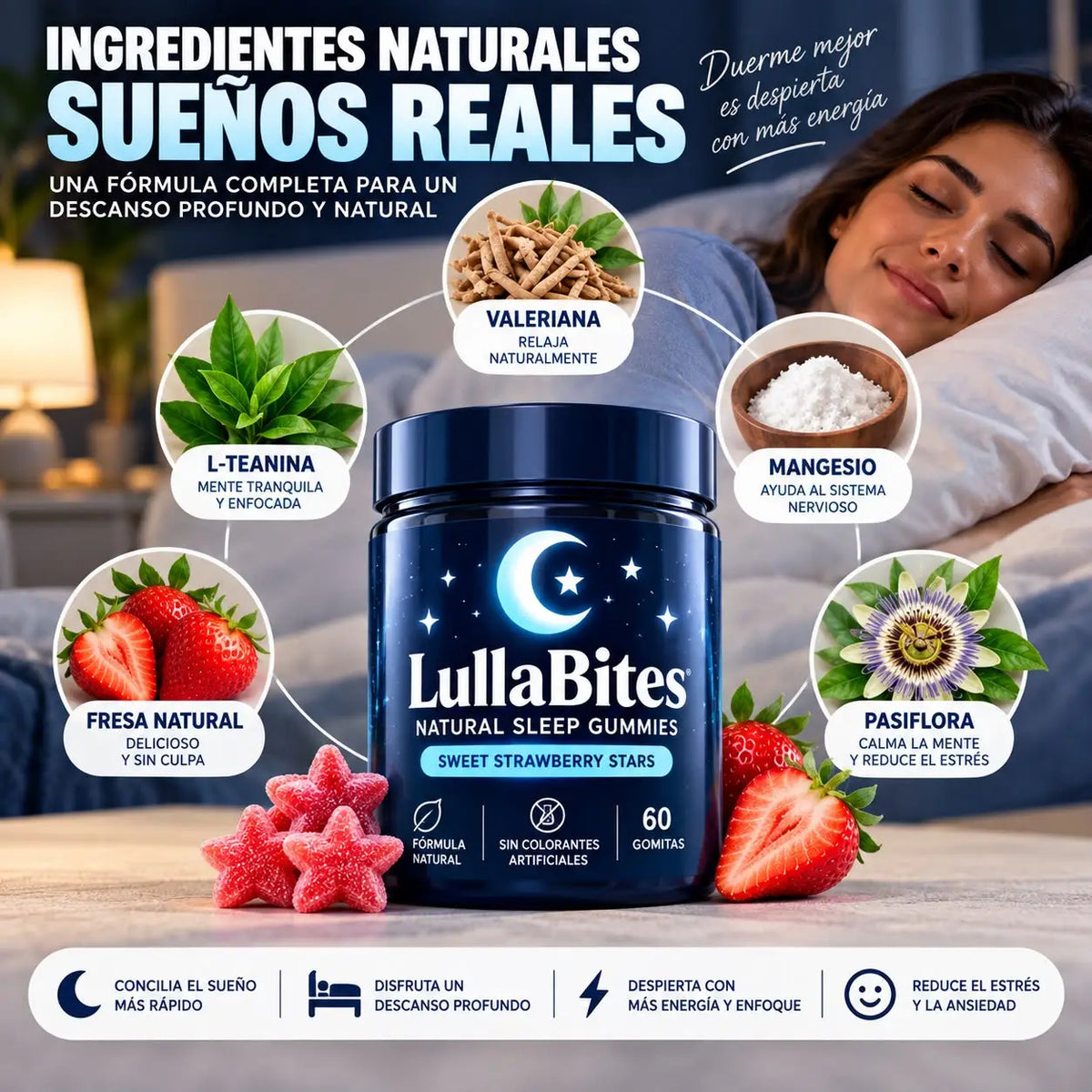 Lullabites™ – Gomitas para Dormir Mejor 🌙😴