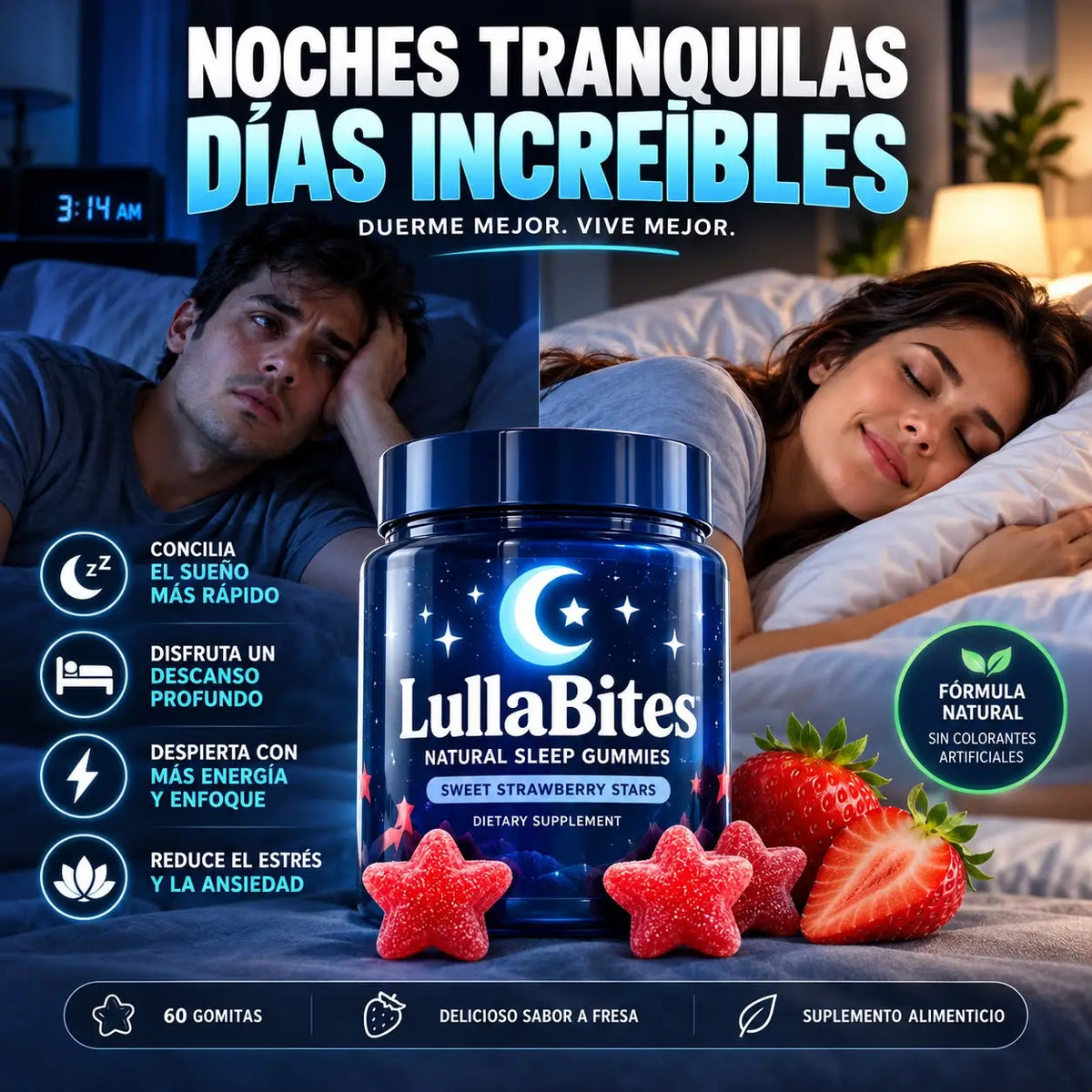 Lullabites™ – Gomitas para Dormir Mejor 🌙😴