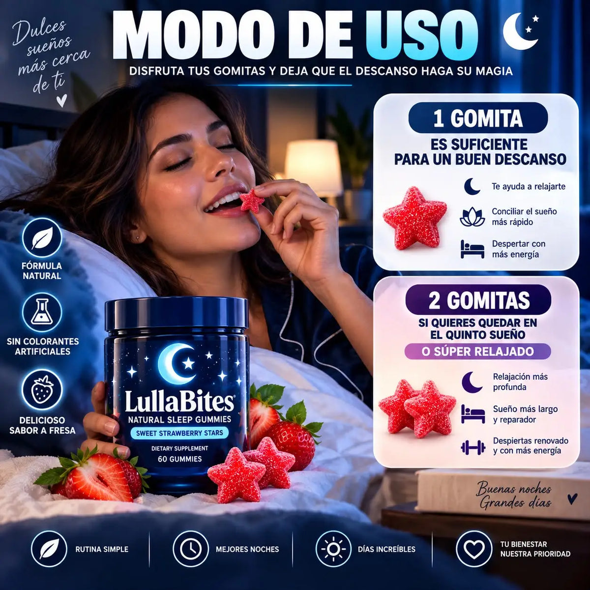 Lullabites™ – Gomitas para Dormir Mejor 🌙😴
